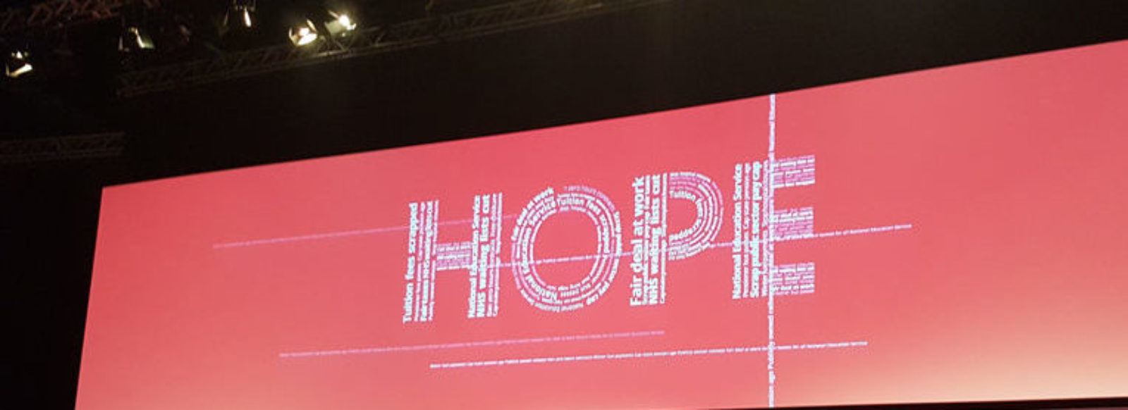Hope. A key message at this moment.