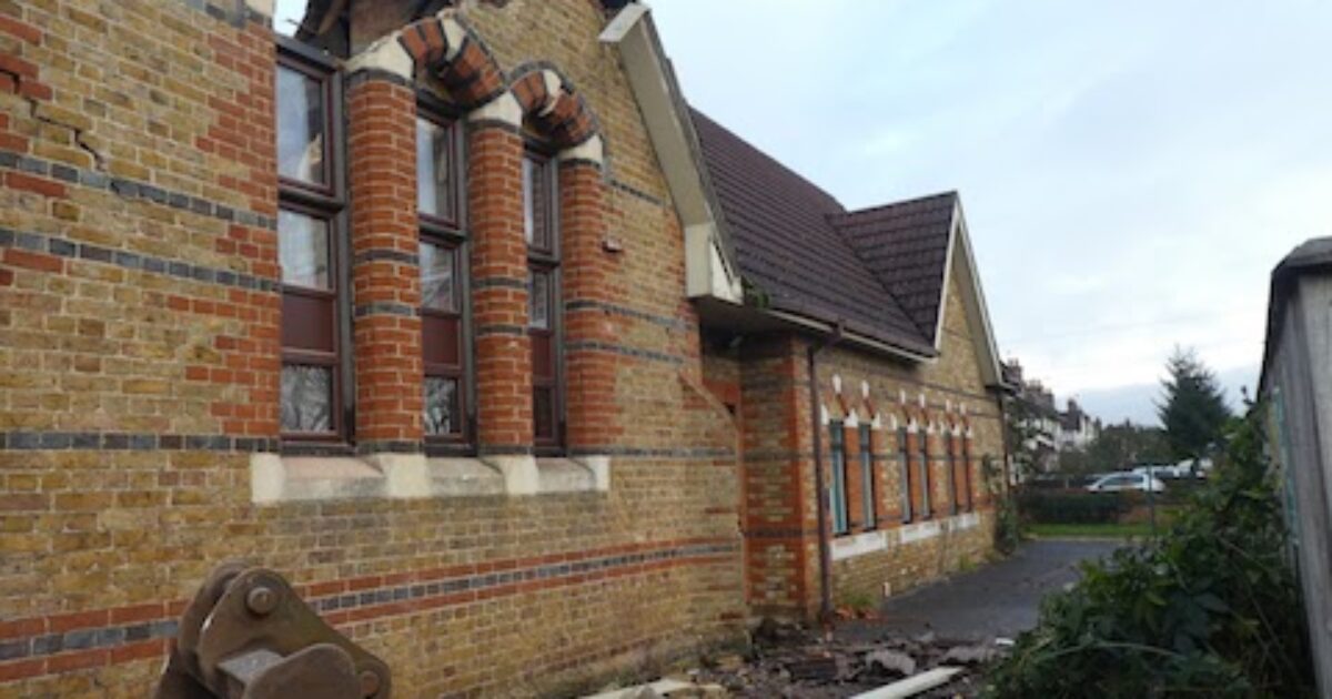 Bellfields Historic Schoolhouse Demolished Guildford Labour Party