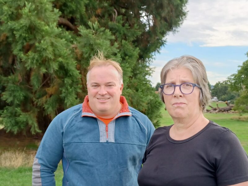 James & Amanda fight for community